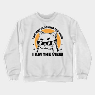 Feline Lunar Mystery Crewneck Sweatshirt